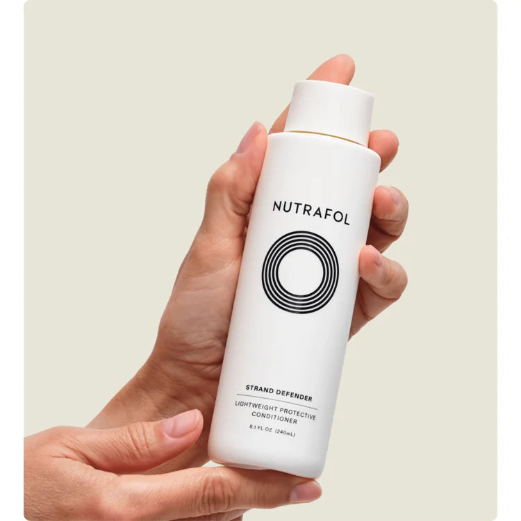 Nutrafol Strand Defender Conditioner available online from Mia Bella Aesthetics in Middletown, DE